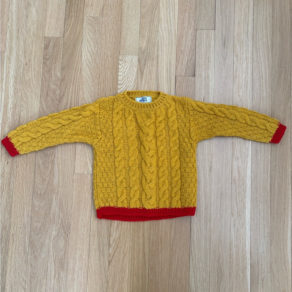 John Molloy Irish Wool Kids Sweater Size 2/3